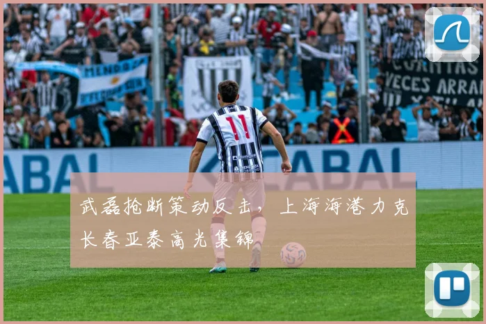 武磊抢断策动反击，上海海港力克长春亚泰高光集锦